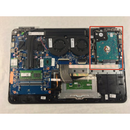 Замена жесткого диска HP Omen 15-ax243dx