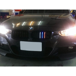 BMW M-Coloured LED Установка передней решетки почки